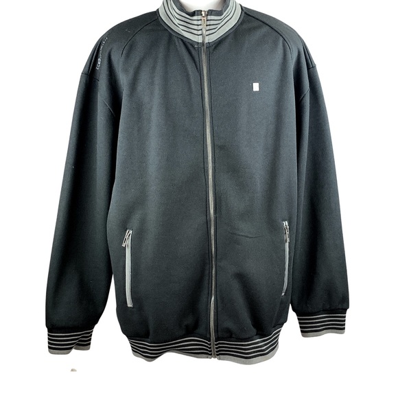 Ecko Unltd Echo Unlimited Black Zip Up Bomber Jacket size 3X - Picture 2 of 16